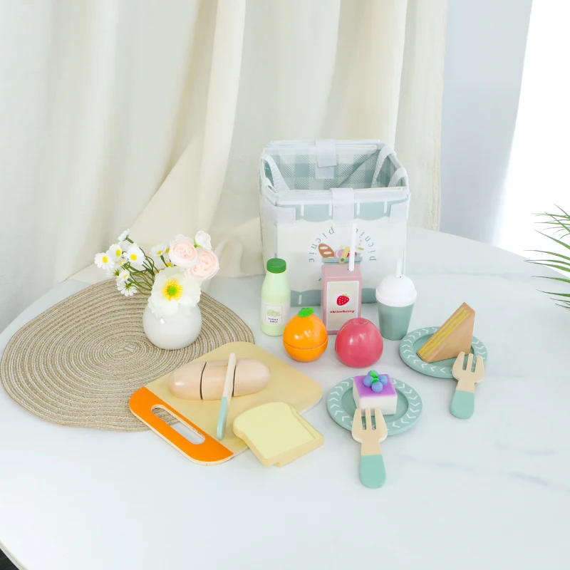 Houten Ontbijt & Picknick Speelgoed